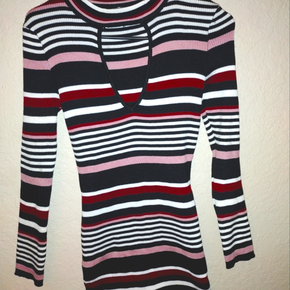 Bodycon stretchy dress long sleeve